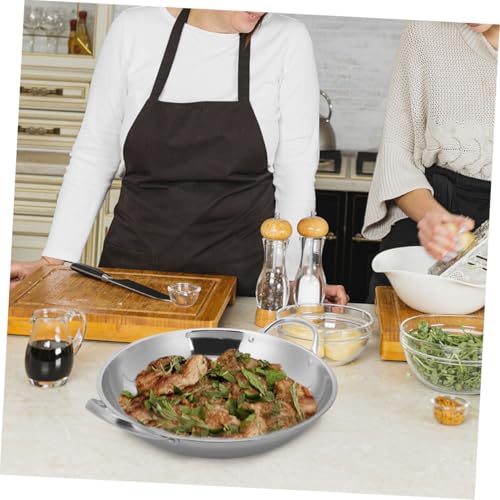 Poêle à bouillon en acier inoxydable à poignées doubles pour restaurant - 8
