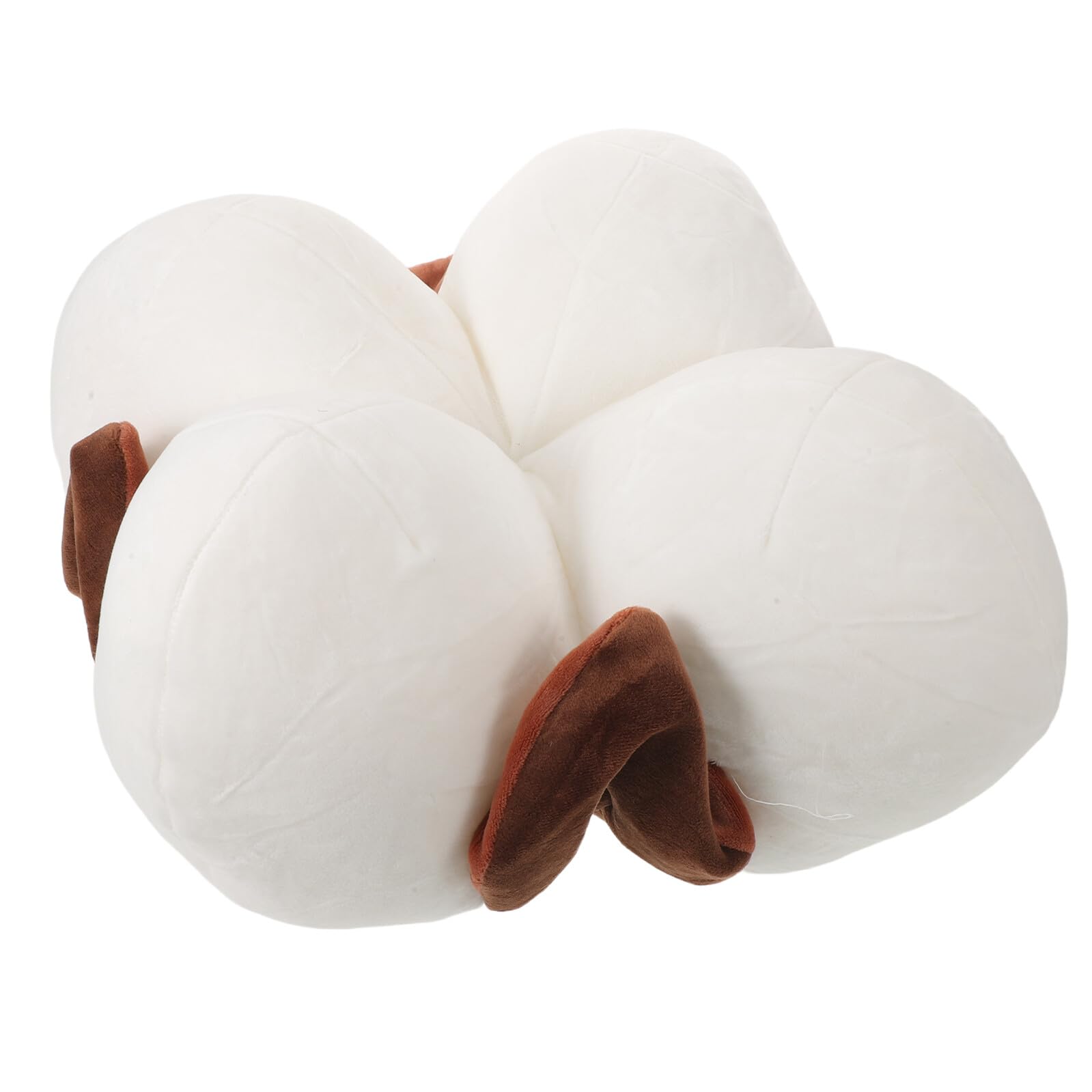 Coussin de sol tatami blanc Baluue galette d'assise japonaise 33 cm