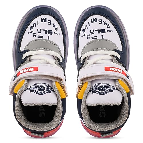 Image of Hooh Kids Unisex Fashionable LED Lights Unisex Sneakers and Walking Shoes for Boys and Girls of Age 2 Years to 10 Years