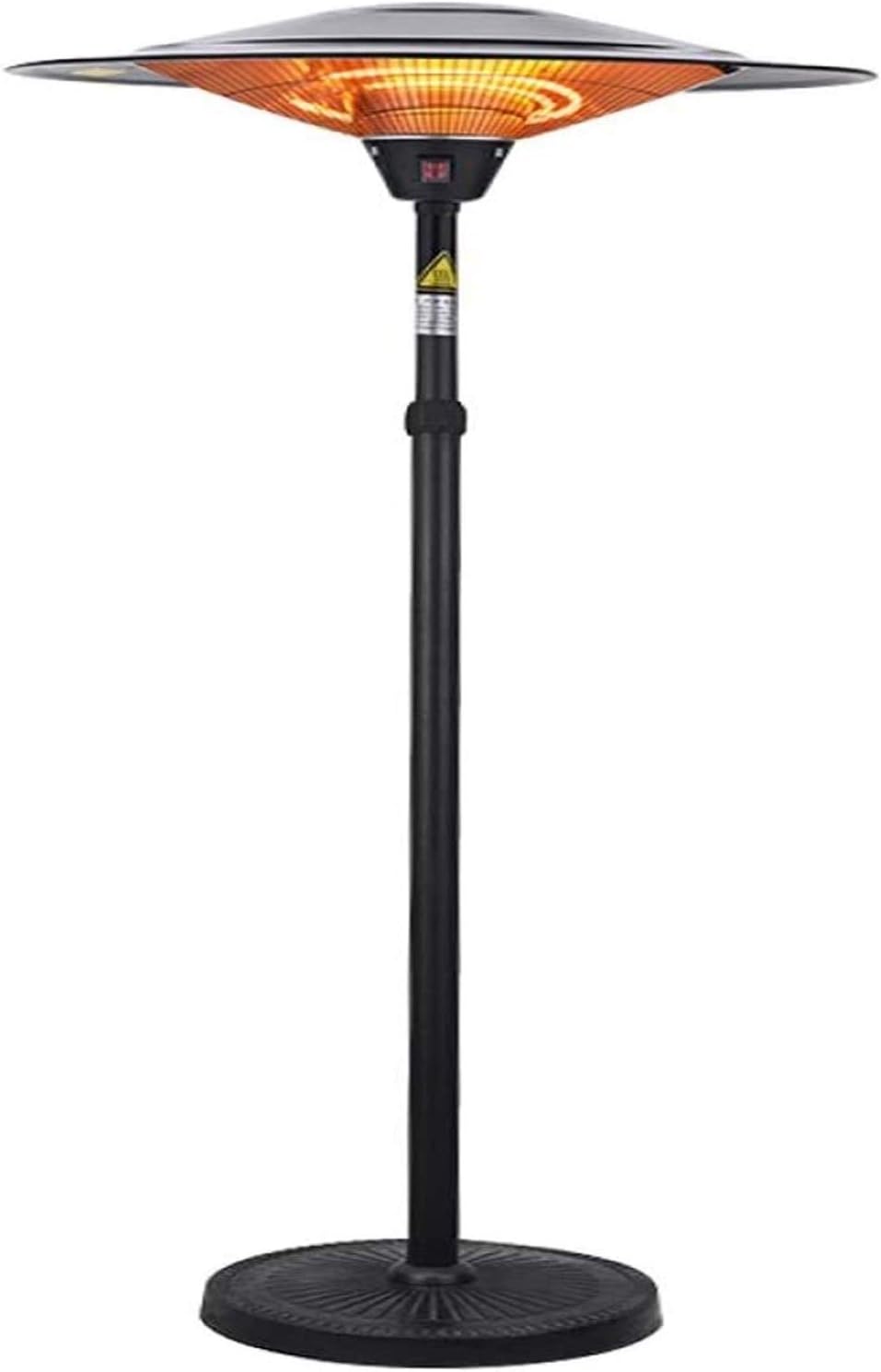 XNYY-PET Adjustable Height Patio Heater Electric Outdoor Heaters 3000W with 3 Adjustable Power Level Liftable Freestanding Heater for Garden Outdoor/Indoor for Indoor/Outdoor