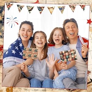 Ganeen 60 Pcs 10 x 10 Inch Vintage Patriotic Quilting Fabric Squares Memorial Day American Flag Fabric Bundle Retro 4th of July Fat Patchwork Precut Stripes for Handmade Material Sewing DIY Crafts Ganeen 60 Pcs 10 x 10 Inch Vintage Patriotic Quilting Fabric Squares Memorial Day American Flag Fabric Bundle Retro 4th of July Fat Patchwork Precut Stripes for Handmade Material Sewing DIY Crafts