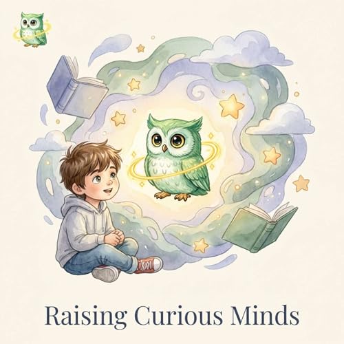 Raising Curious Minds Podcast Por R.G Jaimes arte de portada