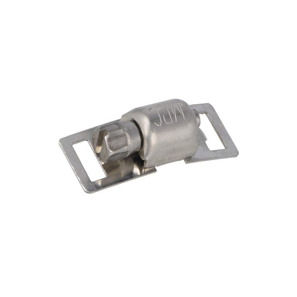 Serrure 8mm acier chromé AISI 430 EB408C pour système de serrage et collier de fixation
