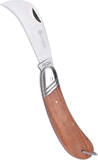 Linsen-Outdoor Garden Knife,Grafting Knife, Stainless Steel Pruning Budding Knife, Folding Pocket Knife for Grafting Multi Cutting Tool Weed Bushes Branches Mushroom Diggig Knife
