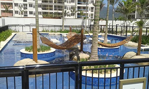 Rede De Descanso Casal De Madeira- Hammock (Apenas Rede)