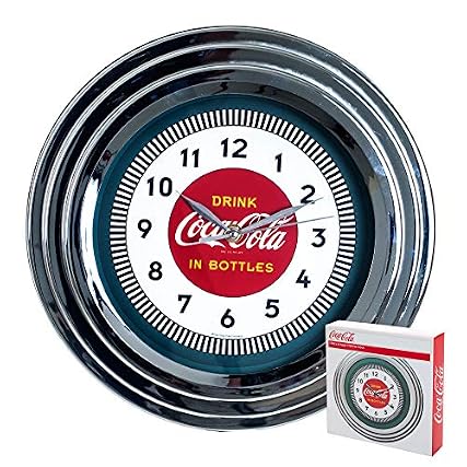 Coca Cola Chrome Clock, 12 product image