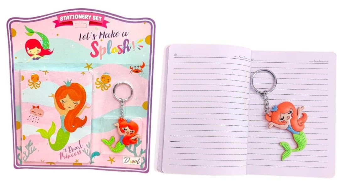 TERA 13 Diary For Girls Note Book Diary For Kids, Mermaid Return Gifts For Girls - Kids Diary, Mermaid Diary With Keychain Set Return Gifts Birthday Party For Kids (1 PCS) (B0CW31QW8N) Amazon Price History, Amazon Price Tracker