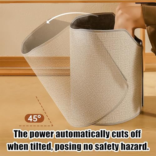 Image of Leg Toaster, Heat Under Desk Warmer, Leg Heater for Office and Home, Foot Warmers with Even Heating, 6 Heat Levels and Timer, 5 Seconds Quick Heat, 360 Fully Enclosed Heating(Pink)