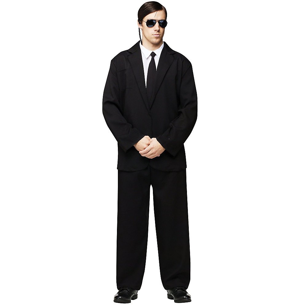 Costumes Men's Black Suit Complete