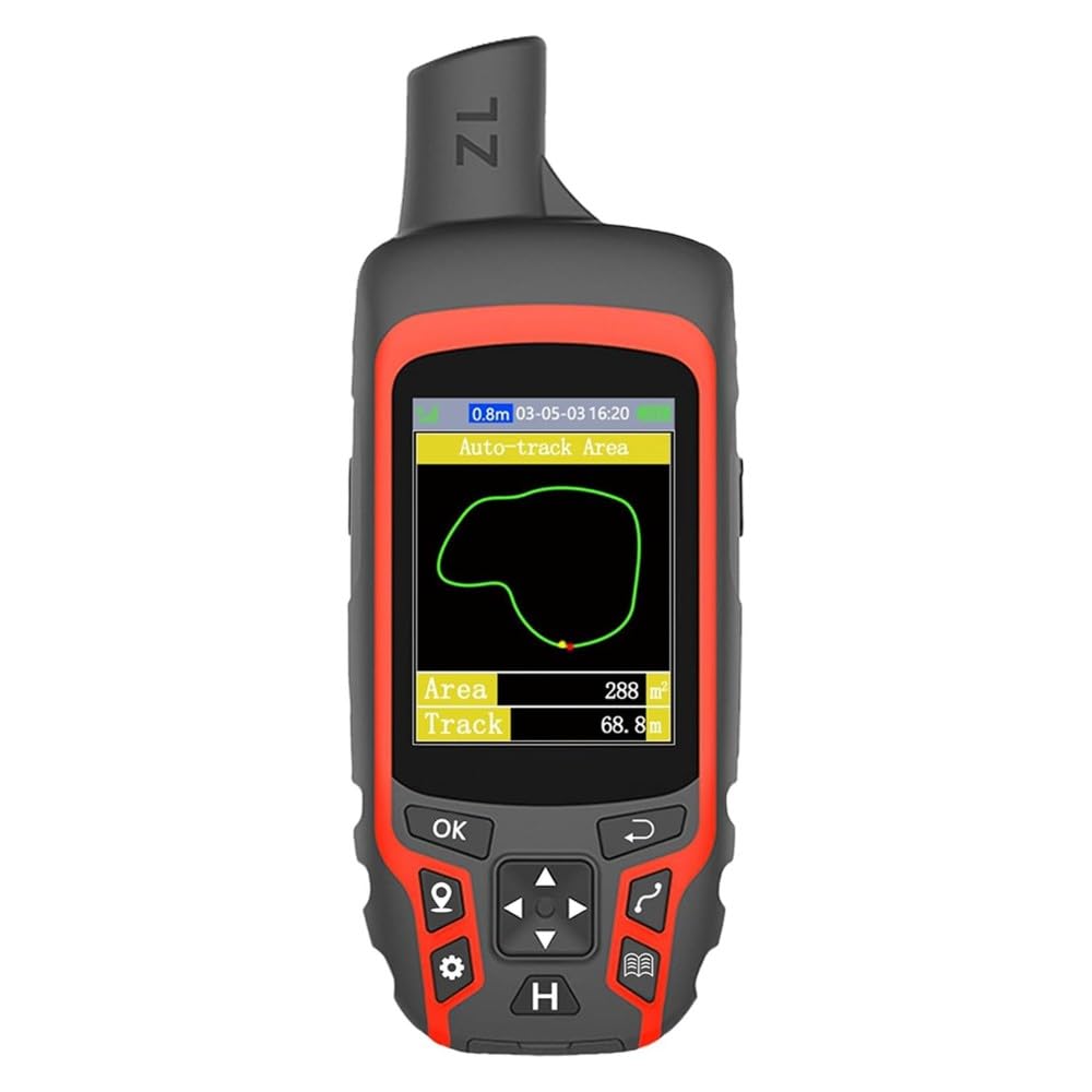 Aundhegrtt As Shown Zl166 Handheld Gps Land Meter Land Surveying Equipment Portable Gps Land Surveying Equipment For Ranches, Garden, Farmland Area Measuring