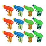 TOYMYTOY 12pcs Pistolas de agua plástico para niños juego (Color al azar)
