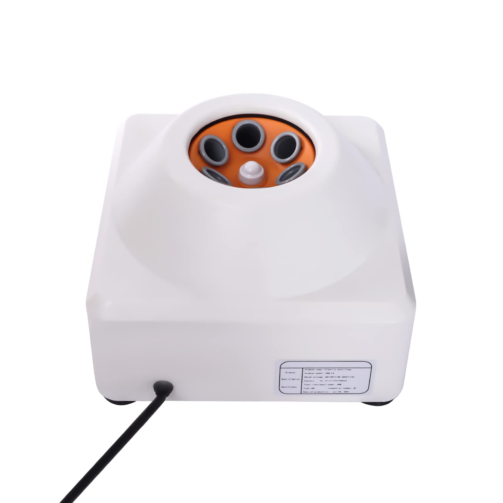 Centrífuga de laboratorio, centrífuga de mesa con 10 ml*6 rotores, centrífuga portátil de laboratorio 2086 xg, 220 V control de tiempo 4000 rpm para medicina, hospitales