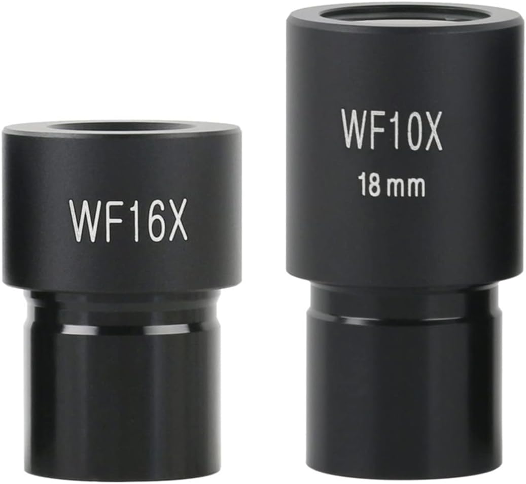 Microscope Accessories Kit WF10X WF16X Wide Angle Reticle Scale Measurement Eyepiece Mounting 23.2mm for Microscope Microscope Slides(WF10X WF16X per 1pcs)