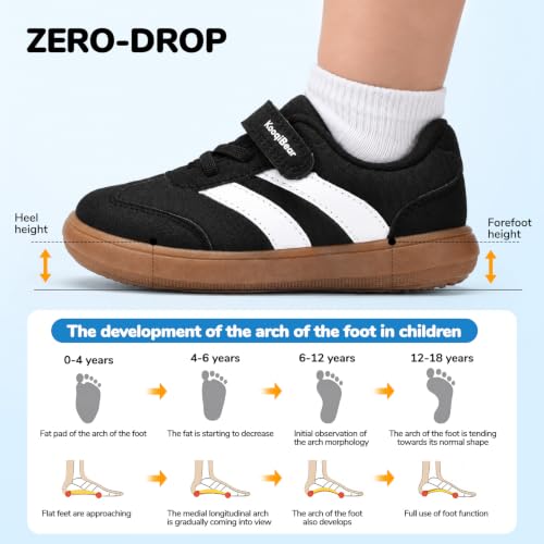 KooqiBear Infant Wide Toe Box Shoes Barefoot Boys Girls Sneakers Preschool - image 4