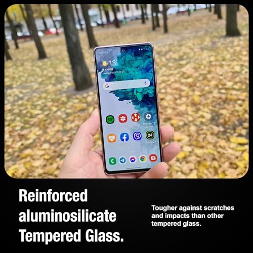Image of Supershieldz NeoGuard HD+ Tempered Glass Screen Protector Guard for Samsung Galaxy S20 Fe, 9H Hardness | Case-Friendly | Easy Installation Kit