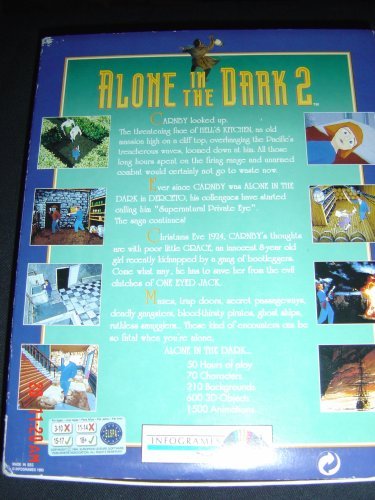 Jeu Vidéo Alone In The Dark 2 Sur PC – Version Française, CD-ROM Complet