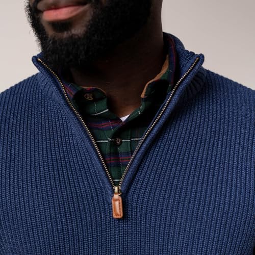 Hope & Henry Men's Half Zip Pullover Sweater3