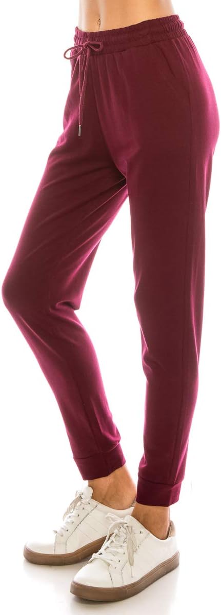 Women's Soft Fleece Jogger Pants Drawstring Pockets Premium Warm Track Sweatpants - Image 2