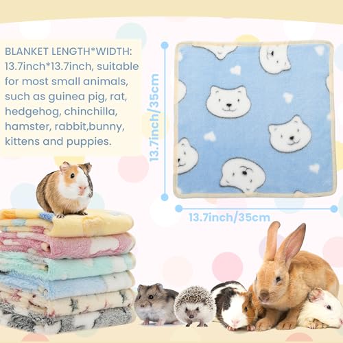 Soft Fleece Bedding Blankets for Small Animals