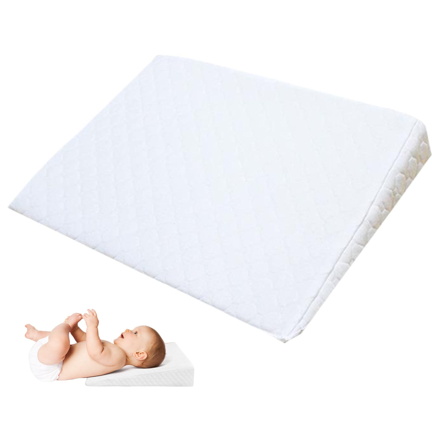 Oreillers, Oreiller compensé de lit pour tête de lit, tête Ergonomique avec soulagement des crachats pour Enfants, Soutien la et du Cou pour Les Voyages, la Sieste en garderie