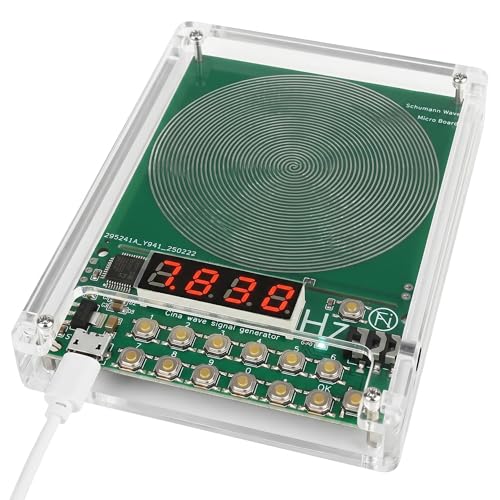 Wellengenerator(7 83 Hz) Frequenzgenerator Frequenz Generator Einstellbarer Bereich 0 01100.000 Hz Lindert Stress Hochdurchlässiges Acrylgehäuse Fördert Die Meditation Und Verbessert Den Schlaf
