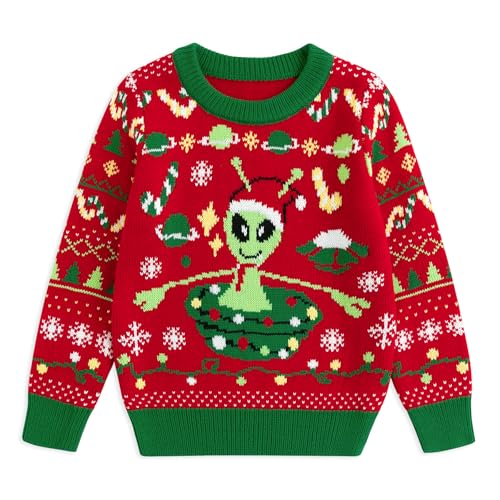 Image of Simplee kids Family Matching Christmas Sweaters, Ugly Pullover, 2T-2XL
