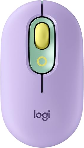 Miniatura 10 de Logitech Ratón POP, mouse inalámbrico con emojis personalizables, tecnología SilentTouch, desplazamiento de precisiónvelocidad, diseño compacto,