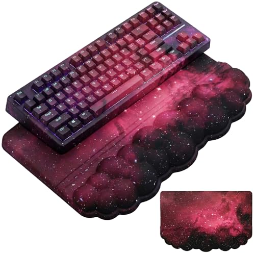 Support de clavier avec repose-poignet pour soulager la fatigue sur ordinateur de bureau