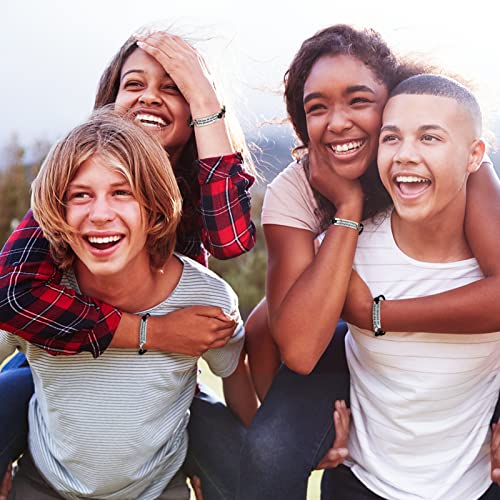 12Pcs Inspirational Bracelets For Women Cuff Bangle Motivational Quotes Words Engraved Friend Encouragement Jewelry Cheer Gifts For Women Teen Girls Students #TOP3