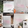Welcome Home Living Vinyl Art Sticker 42x86.8cm Art Decoration Pink #3