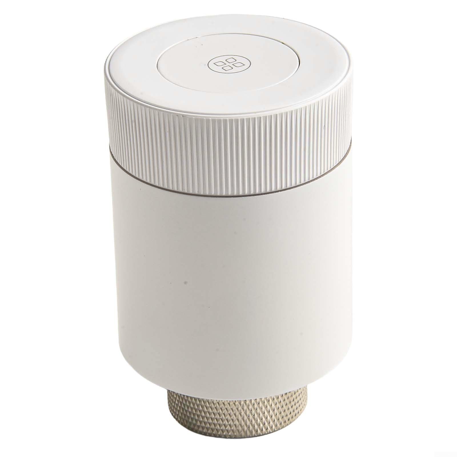 DAZZLEEX Válvula termostática inteligente WiFi TRV para control de aplicación Tuya, horarios semanales programables, bloqueo de seguridad infantil, control de calefacción de ahorro de energía