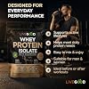LiveGood Whey Protein Isolate with Colostrum | 20g Grass-Fed Protein with 9 Essential Amino Acids & Digestive Enzymes | Chocolate Protein Powder