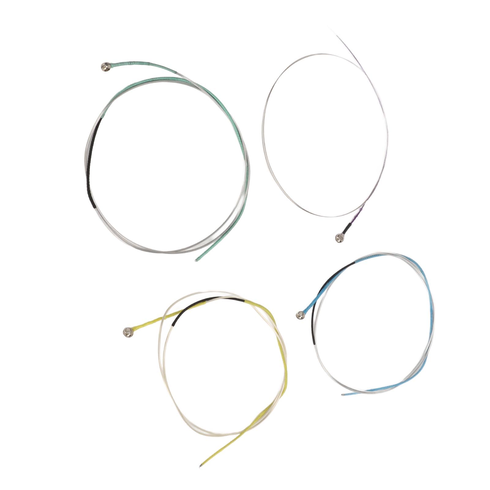 Corde per Violino da 12 Pezzi con Nucleo in Nylon, Avvolgimento in Acciaio Inossidabile e Sostituzione della Corda in Lega di Alluminio Mg per Dimensioni 1/2 1/4 3/4 4/4 (AV33)