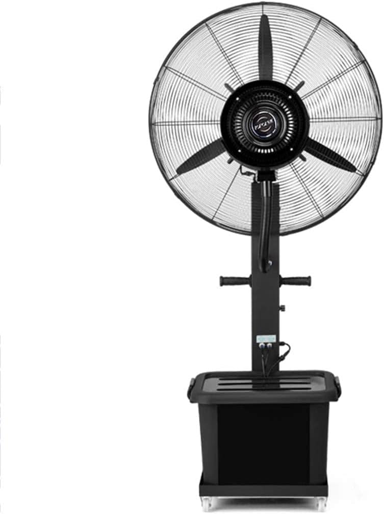 Oscillating Pedestal Spray Fan,Standing Floor Misting Fan,42L Large Water Tank & Pivoting Fan Head,3-Speed Adjustment Fast Cooling Your Area,for Home,Office,Bedroom, Copper-550mm