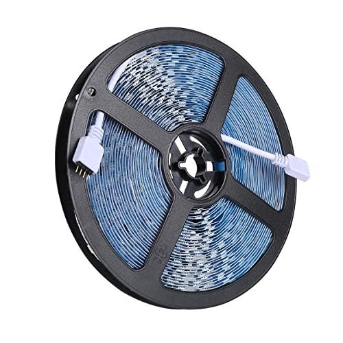 ALED LIGHT LED Strip 5M, RGB LED Strips Lights 5050 SMD 150, 16 Million Colors, Sync with Music, IP65 Waterproof