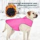 Hunde-Regenmantel, leicht, verstellbare Hundeweste, reflektierende Haustierjacke, warmes Hundetuch für große Hunde, Rosa, Größe S