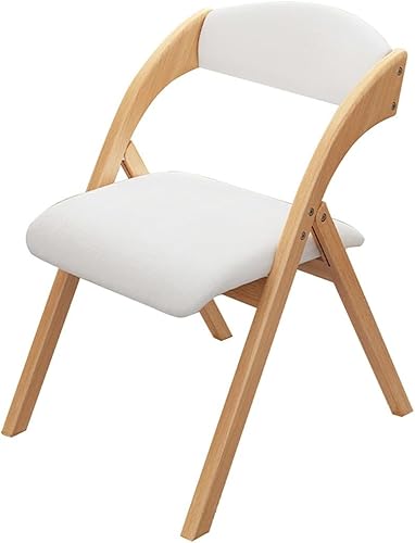 Miniatura 7 de Sillas plegables con asientos acolchados, silla de comedor cómoda para el hogar, silla de aprendizaje con respaldo cómodo individual en el balcón,