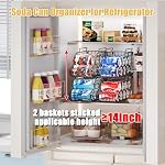 4-Pack Stackable Can Rack Organizer for Kitchen Pantry - Image 4