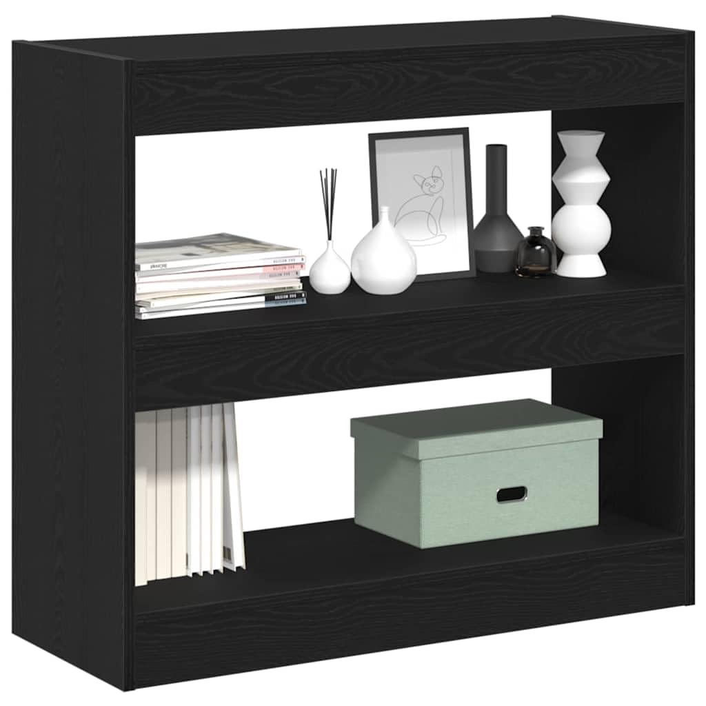 Libreria a 2 ripiani, 80 x 30 x 72 cm, in legno, con 2 scomparti, per soggiorno, ufficio, cameretta dei bambini, corridoio, ripostiglio, decorazione, materiale in legno robusto, facile da