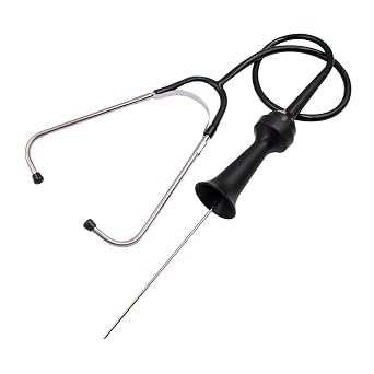 ZIMISI Mechanic Stethoscope Professional Automotive Diagnostic Sensitive Hearing Tool Car Cylinder Engine Stethoscope Kit with Extension Handle for Car, Motorcycle, Truck 1 piece