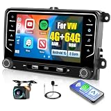autoradio volkswagen passat b5 Carplay y Android Auto inalámbricos: para radio VW con pantalla y CarPlay y Android Auto inalámbricos integrados para controles superiores asistidos por voz y un acceso más fácil a las funciones de su teléfono, que incluyen música, navegación, llamadas, notificaciones, mensajes y más