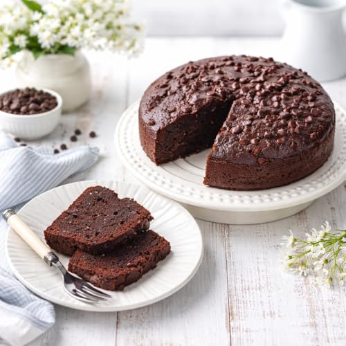 Image of Chokola Chocochip Tea Cake 500g | Moist & Soft Chocolate Sponge Cake | Rich Cocoa Flavor with Choco Chips | Fresh Bakery Style Dessert | Perfect for Gifting & Celebrations |Gourmet Chocolate Tea Cake | Moist Sponge Loaf