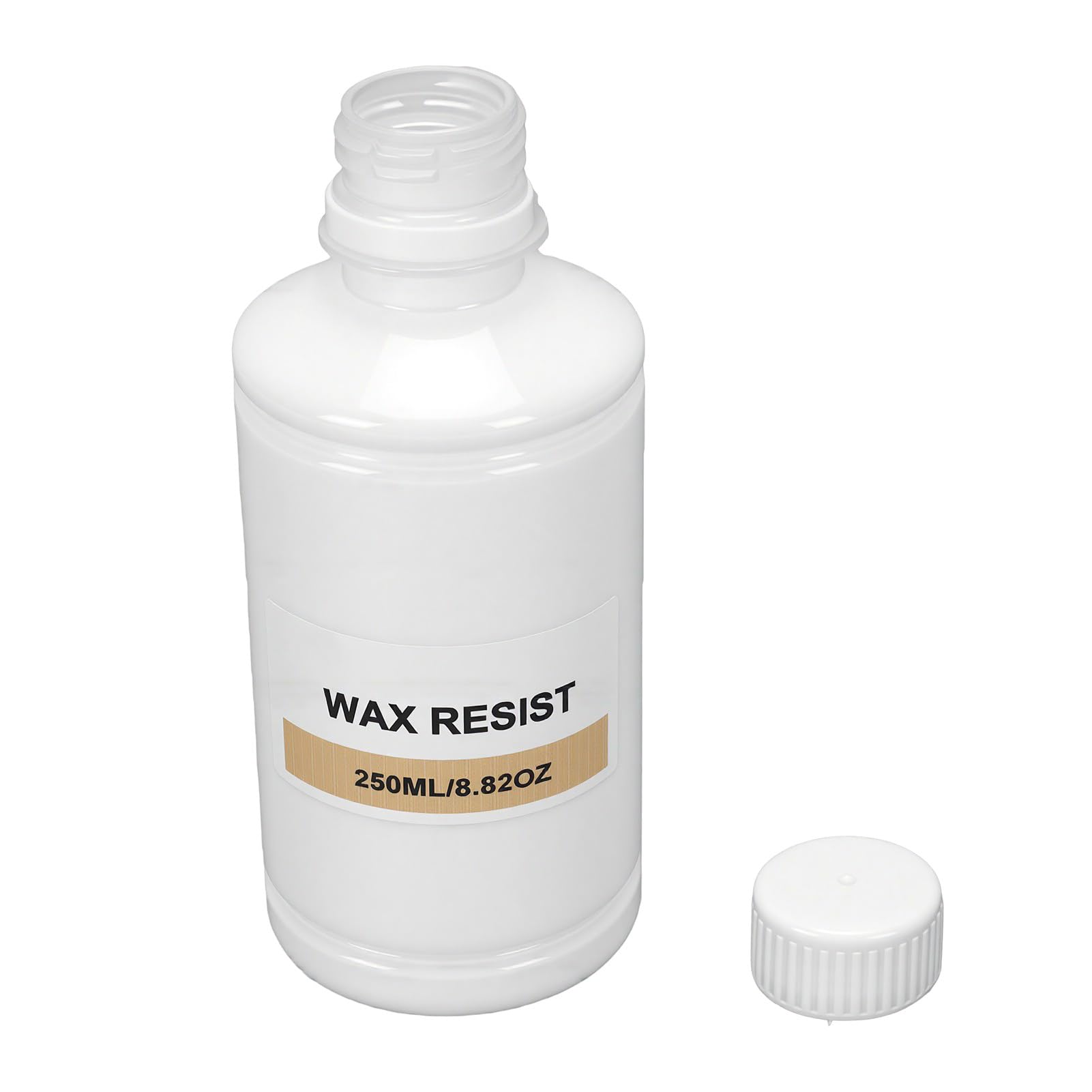 Karlak Cera de Cerámica Resistente, Cera de Esmalte Arcilla Resistente a Altas Temperaturas para Pintura y Patrones Cerámica, 250 Ml
