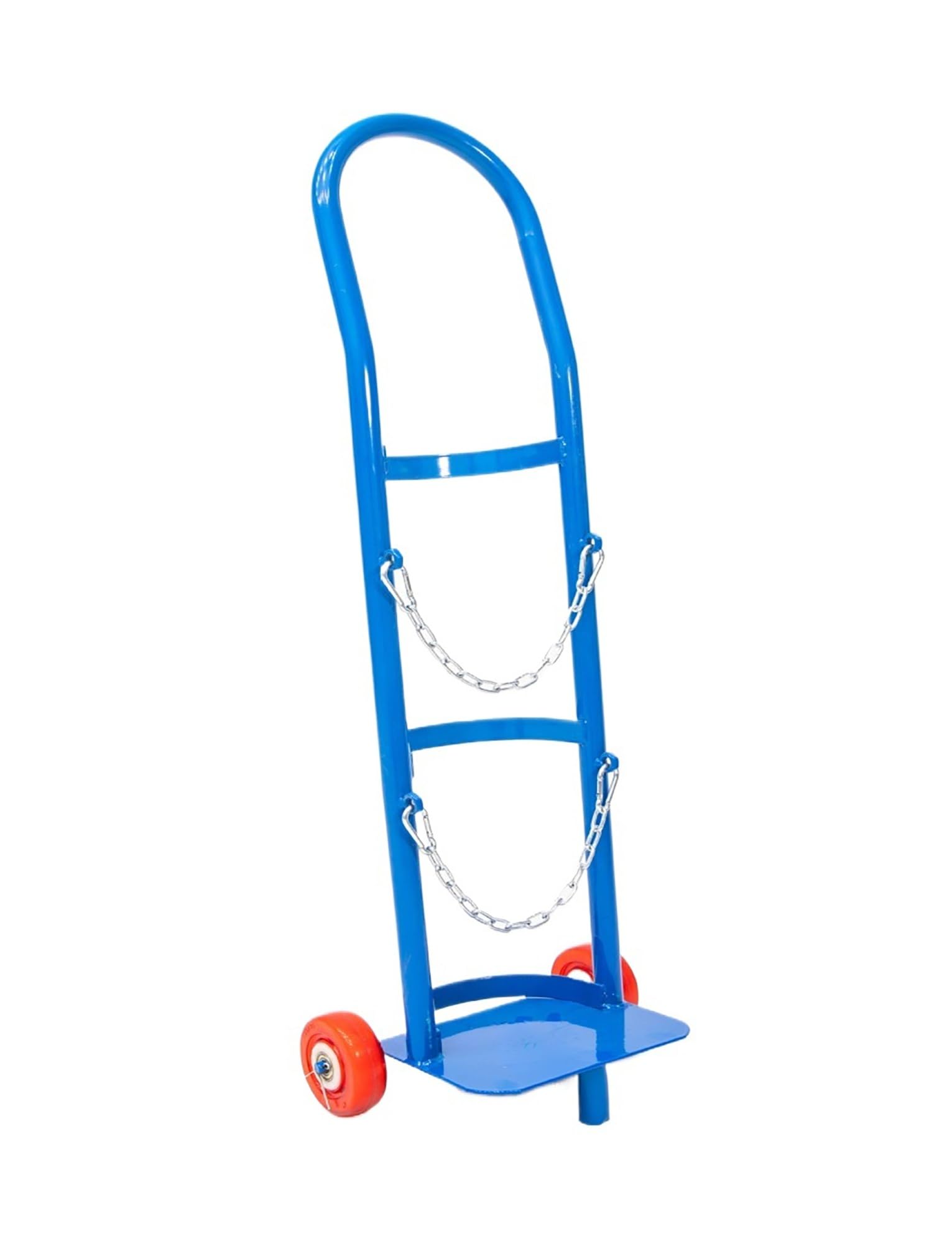 JKJZSALJ Lightweight Cylinder Cart Trolley For Welding & Gas Tanks, Oxygen & Co2 Cylinder Holder For Hospitals, Workshops, Labs – 95Cm/37.4In Capacity Organizer,Blue-95cm/37.4in