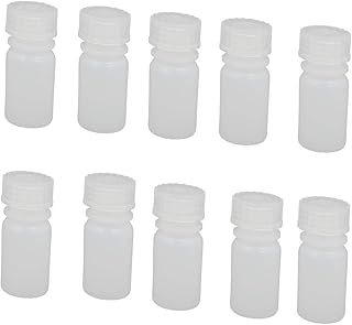 New Lon0167 4ml HDPE Featured Plastic Screw Cap reliable efficacy Wide Mouth Reagent Storage Bottle Clear 10pcs(id:b87 70 44 133)
