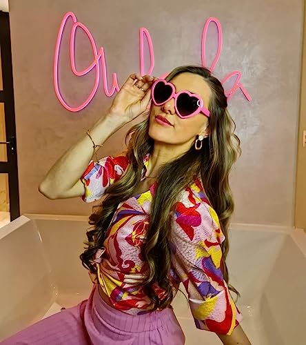 Pro Acme Trendy Heart Sunglasses for Women Oversized Vintage Lovely Sun Glasses Shade Polarized 55MM3