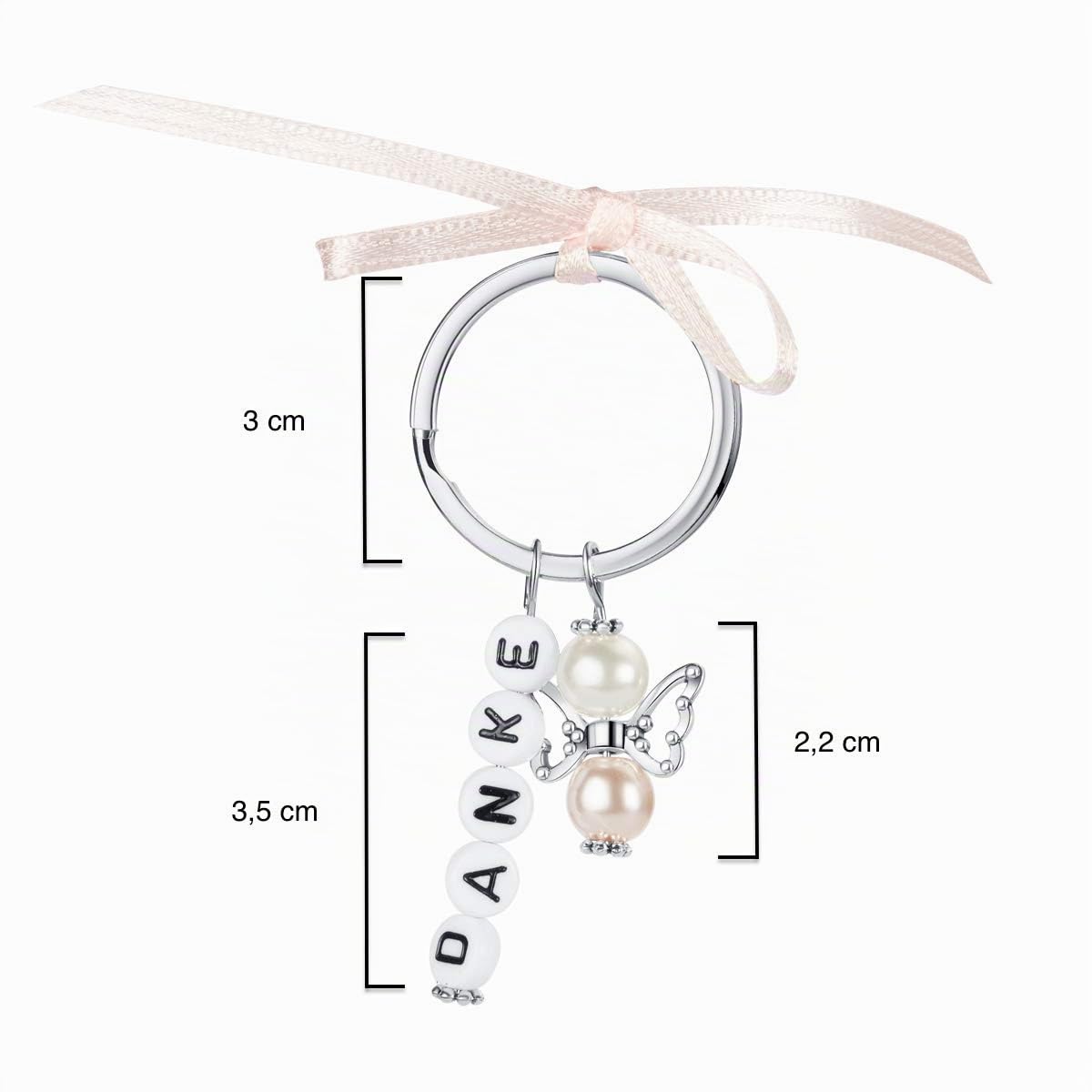 15 Stück + 15 Organza Beutel Gastgeschenke Hochzeit Taufe Weihnachten Geburtstag Kommunion Konfirmation Geschenk für Gäste Anhänger