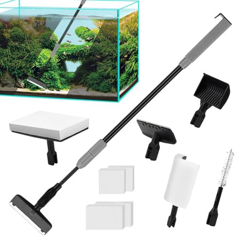 Outils nettoyage aquarium pour l'entretien du bac à poissons en club