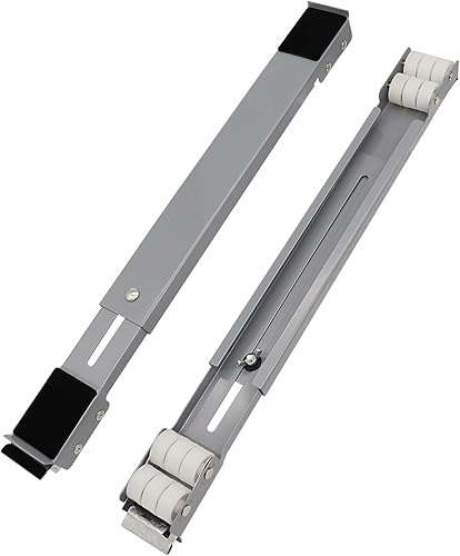 MoMoSun Carrito de muebles motores extensibles de lavadora soporte de lavadora con freno rodillos de electrodomésticos resistentes para lavadoras