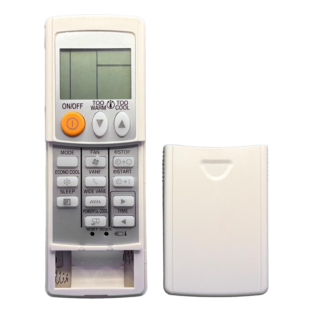 AC Remote Compatible for Mitsubishi Electric Air Conditioner | Replacement for KD06ES Model | Suitable for Split, Cassette & Window AC | IR Remote | White | RE 56A